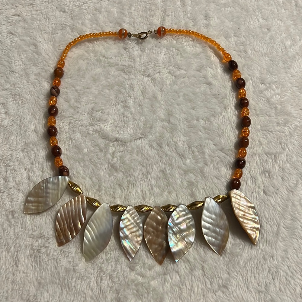 Fashion Costume Jewelry Beaded Shell Necklace
